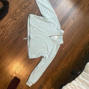 Cropped American Eagle quarter zip